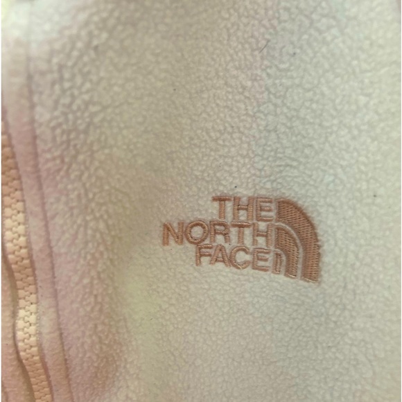 North Face Zip Fleece in Ivory Ladies Medium - Picture 3 of 7